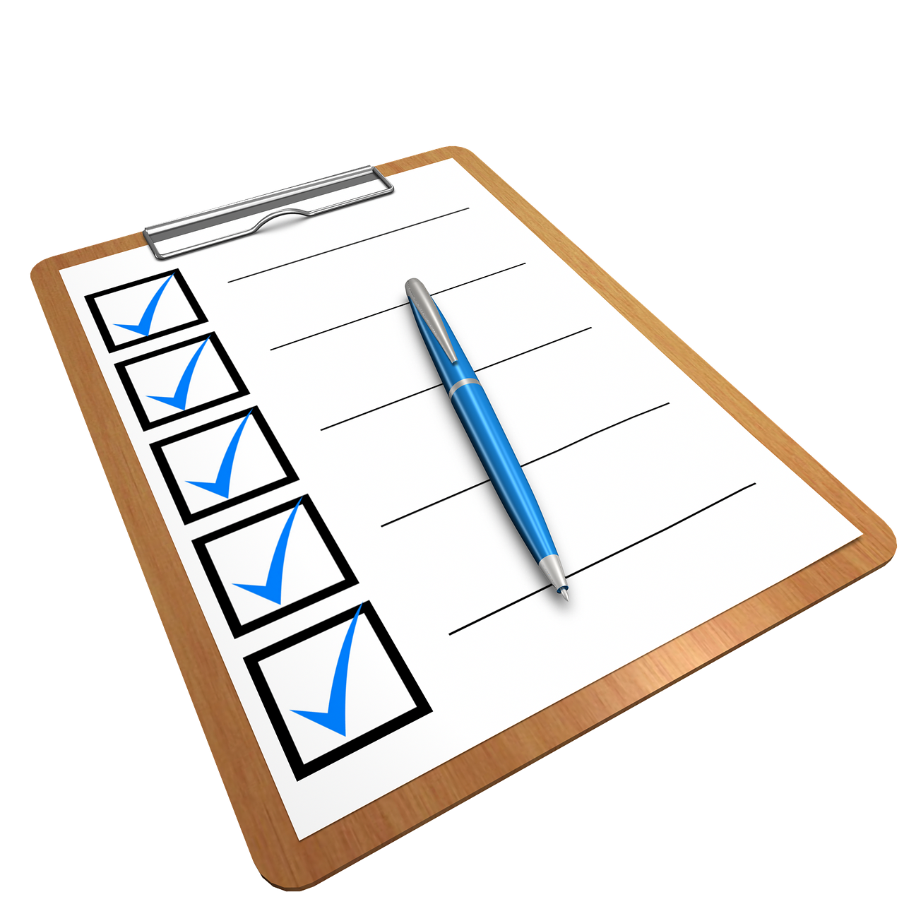 checklist clipboard questionnaire 1622517